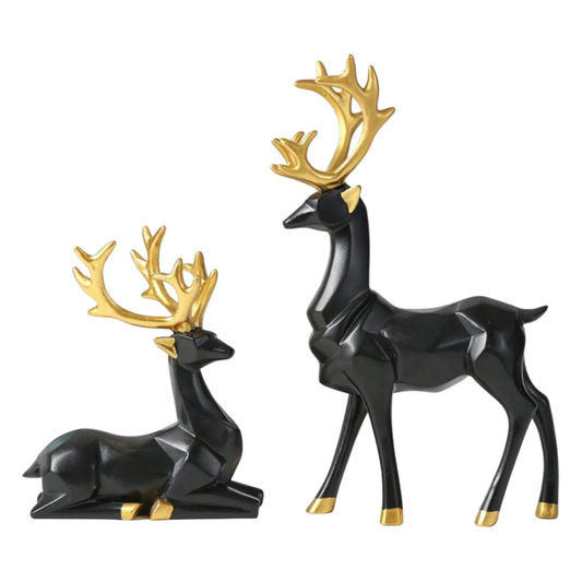 Elk shaped ornament - Artware decor - Christmas elk decoration